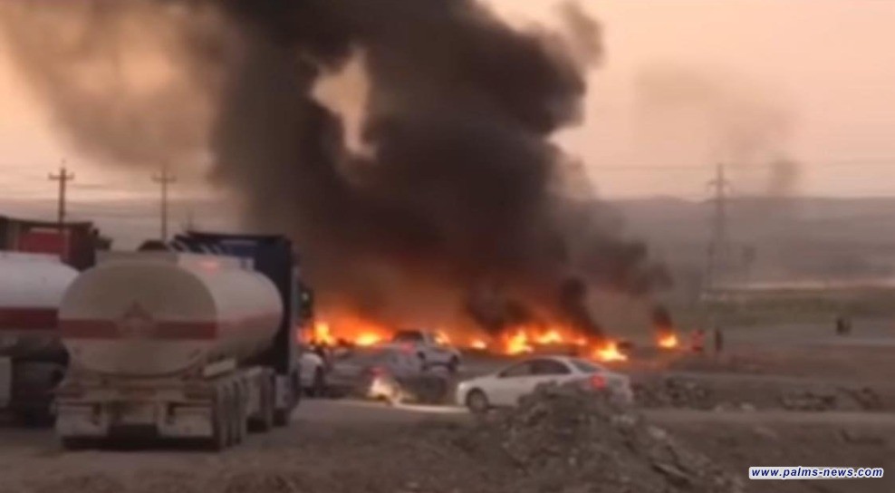 اشتباكات عنيفة بين عشيرة الهركي وقوات البيشمرگة بقضاء خبات في أربيل